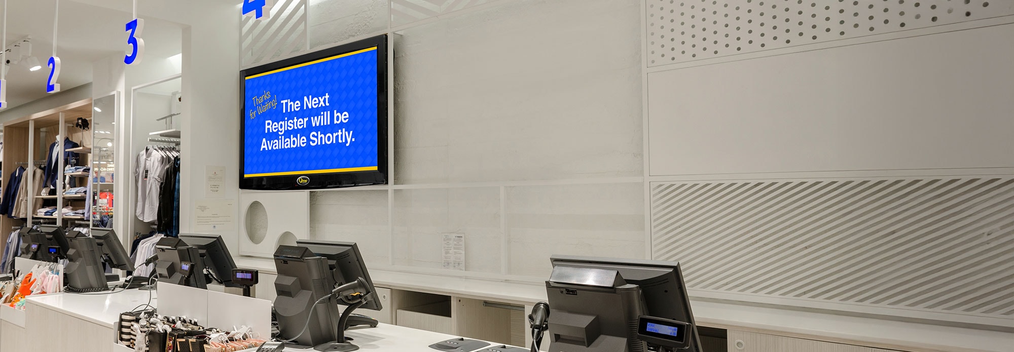 lavi retail store checkout electronic queuing