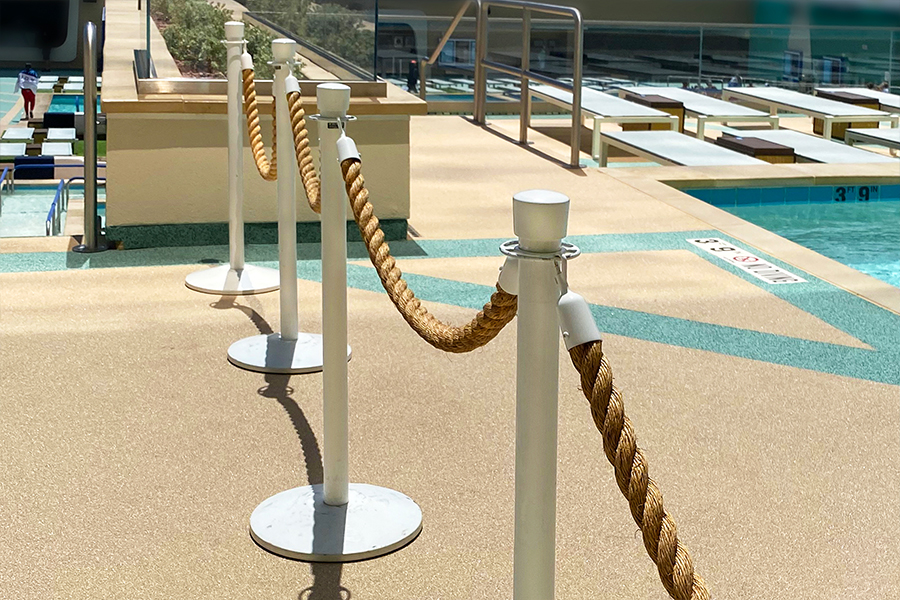 What is a Stanchion?